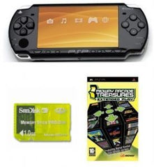 SONY PSP SLIM GIGA BUNDLE - 21 GAMES AND 1GB MEMORY CARD (BLACK)